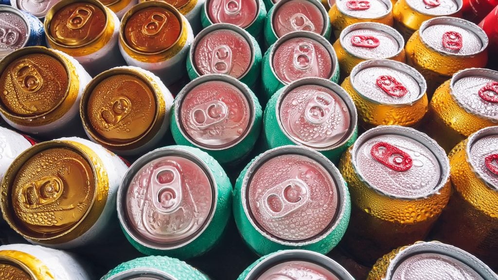 Cans of beer